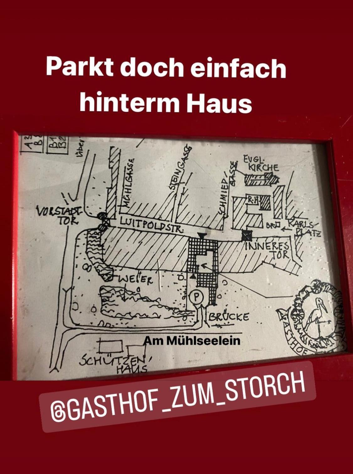 Gasthof Zum Storch Prichsenstadt Luaran gambar